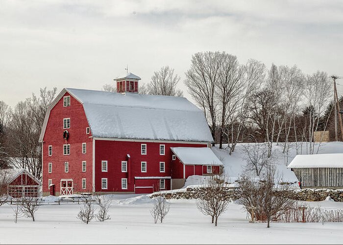 Barn Greeting Card featuring the photograph Big Red by Rod Best
