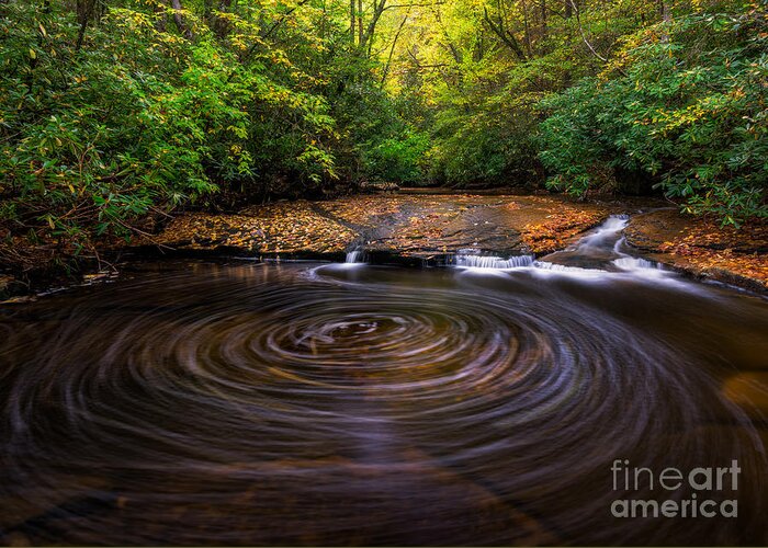 Swirl Pool Greeting Card featuring the photograph Big Swirl by Anthony Heflin