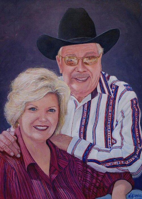 Bill and Cindy Mack Painting by William Ravell