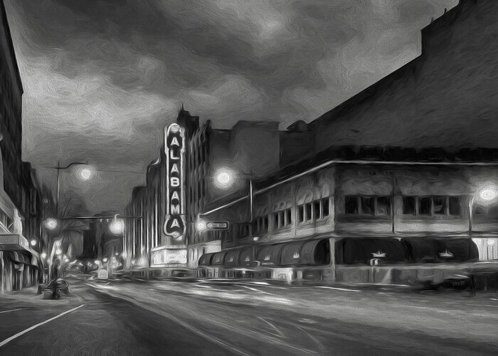 Alabama Theater Greeting Card featuring the photograph Birmingham Alabama by Steven Michael