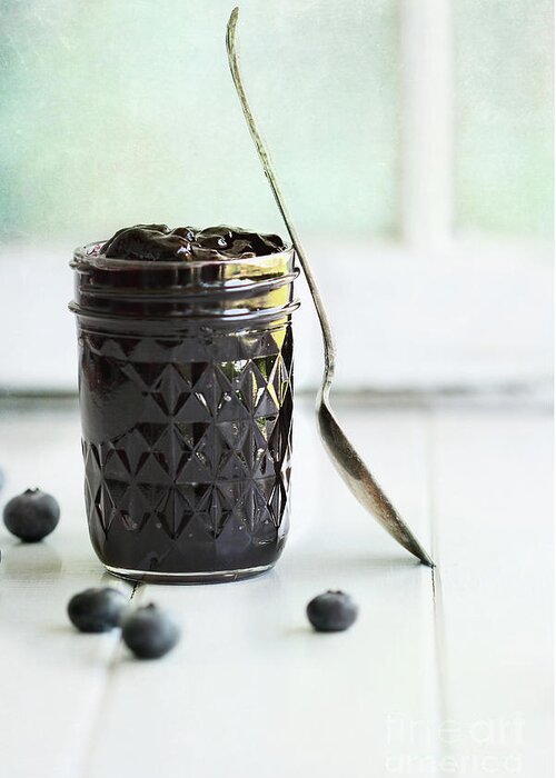 Blueberry Greeting Card featuring the photograph Blackberry Preserves by Stephanie Frey