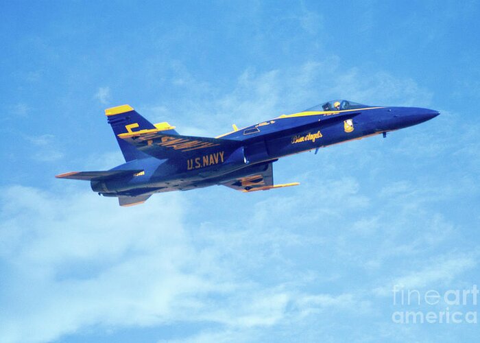 Blue Angel Greeting Card featuring the photograph Blue Angel #5 in Arizona by Bob Hislop