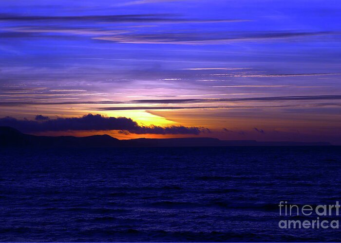 Weymouth Greeting Card featuring the photograph Blue Heaven by Stephen Melia