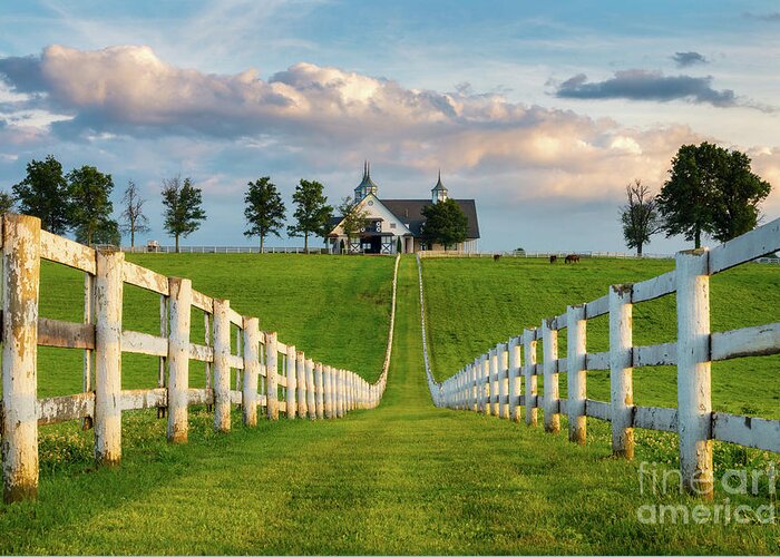 Bluegrass Greeting Card featuring the photograph Bluegrass Barn by Anthony Heflin