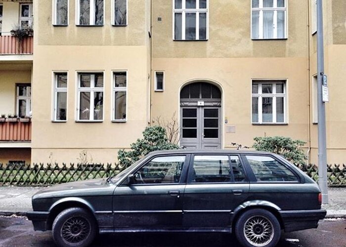 Igerberlin Greeting Card featuring the photograph Bmw 325i Touring

#berlin #friedenau by Berlinspotting BrlnSpttng