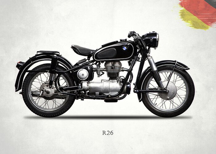 Bmw R26 Greeting Card featuring the photograph The R26 Motorcycle by Mark Rogan
