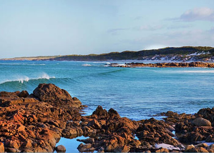 King Island Greeting Card featuring the photograph British Bowl by Sean Davey