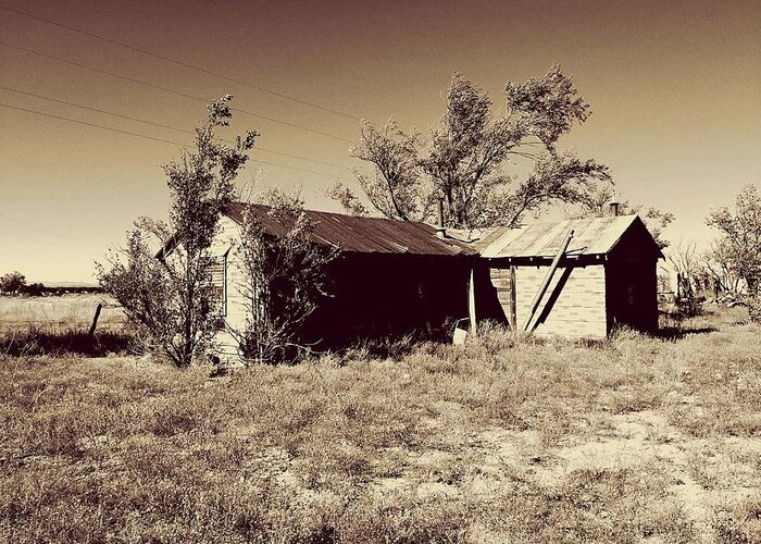 Rural Greeting Card featuring the photograph Broken Homestead by Brad Hodges