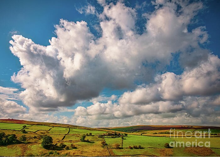 Airedale Greeting Card featuring the photograph Bronte Walk by Mariusz Talarek