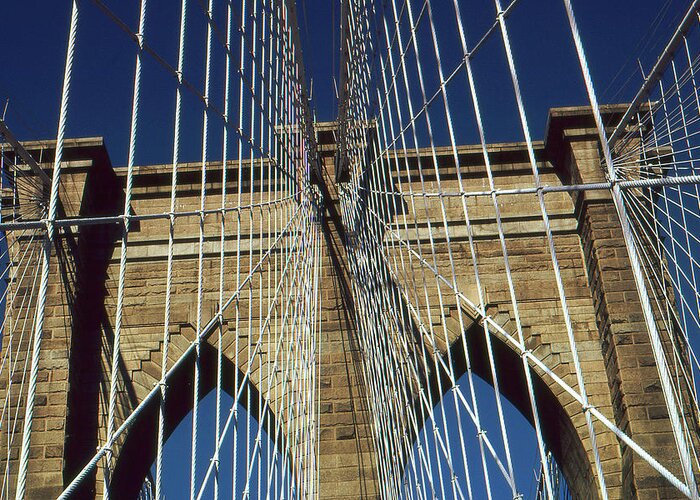 Brooklyn+bridge Greeting Card featuring the photograph Brooklyn Bridge New York City by Peter Potter