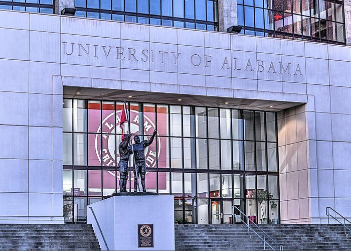 Bryant Denny Stadium Greeting Card featuring the photograph Bryant Denny by JC Findley