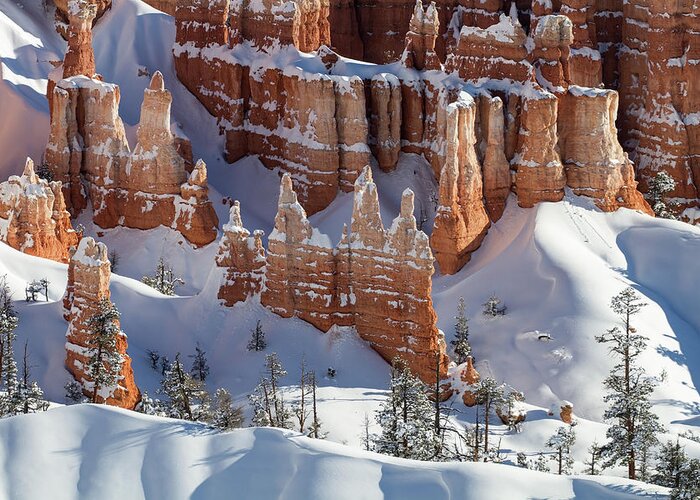 No People Greeting Card featuring the photograph Bryce Canyon National Park by Brett Pelletier