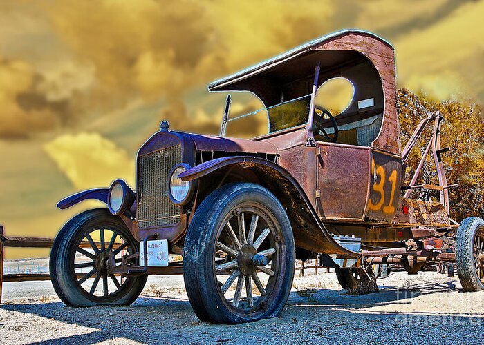 Cars Greeting Card featuring the photograph C207 by Tom Griffithe