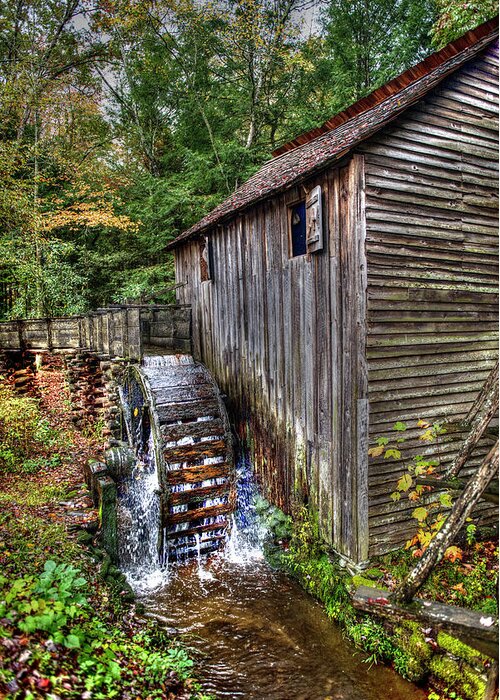Mill Greeting Card featuring the photograph Cades Cove Mill by Norman Reid