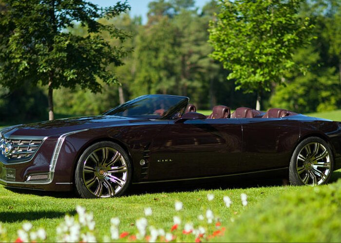 Cadillac Ciel Concept Greeting Card featuring the photograph Cadillac Ciel Concept by Jackie Russo