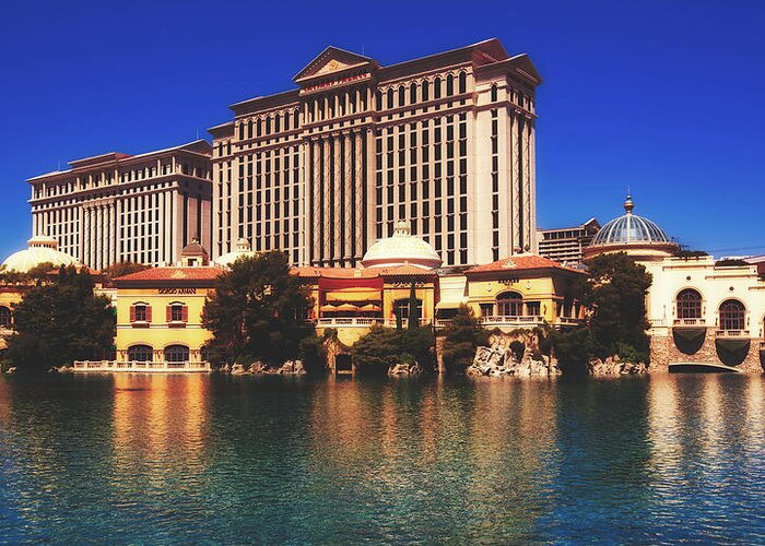 Caesars Palace Greeting Card featuring the photograph Caesars Palace - Las Vegas by Mountain Dreams