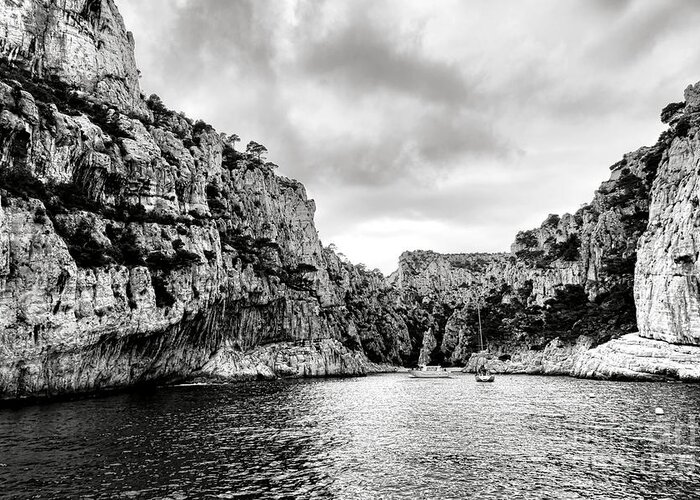 Calanque Greeting Card featuring the photograph Calanque d'en Vau by Olivier Le Queinec