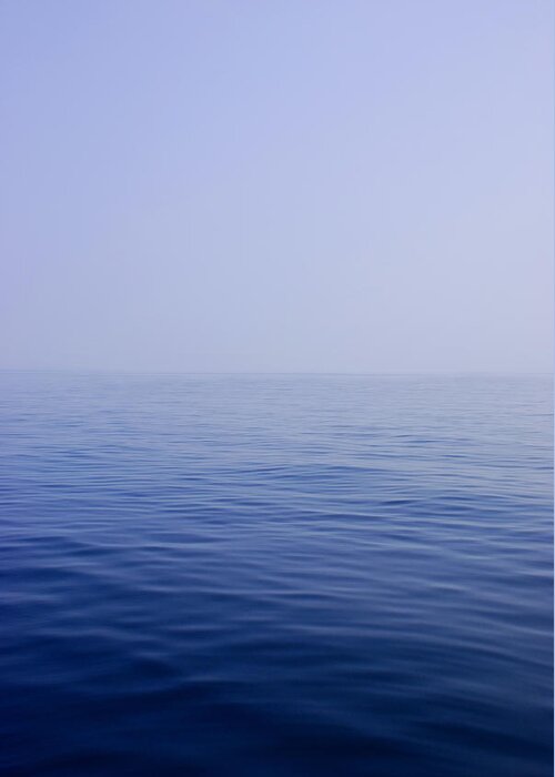 Calm Greeting Card featuring the photograph Calm Sea by Charles Harden