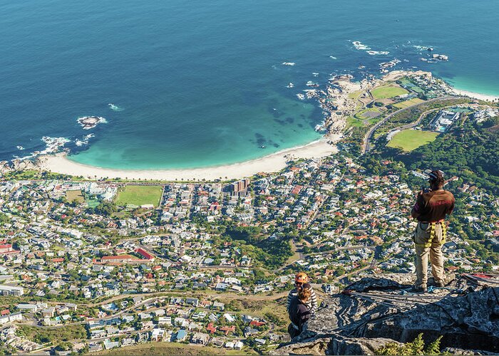 Built Structure Greeting Card featuring the photograph Camps Bay, Cape Town, South Africa by Marek Poplawski