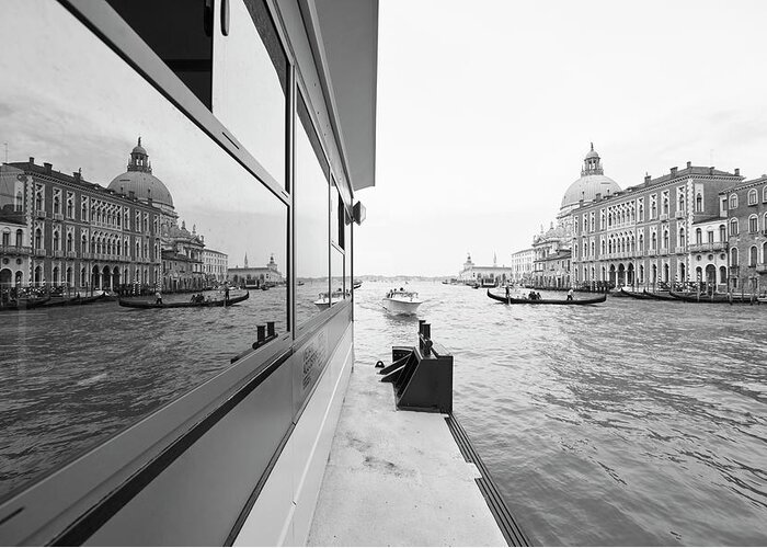 Venice Greeting Card featuring the photograph Canale Riflesso by Marco Missiaja