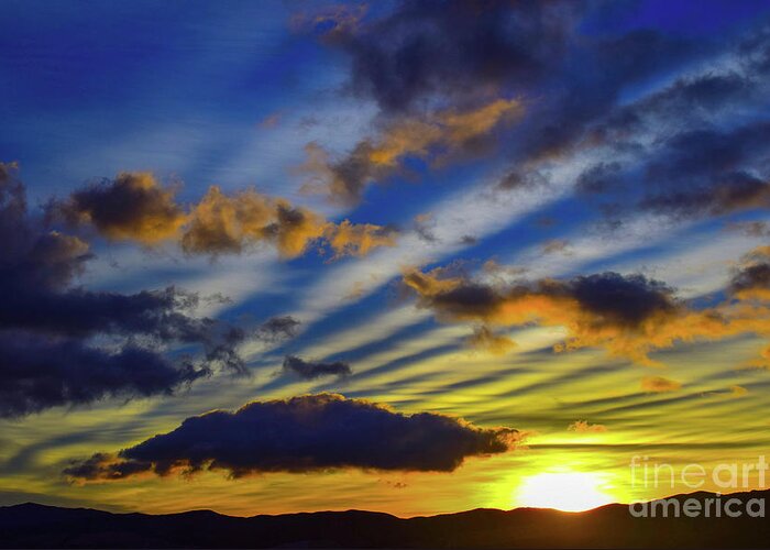 Sunrise Greeting Card featuring the photograph Canyon Dawn by Jeff Hubbard