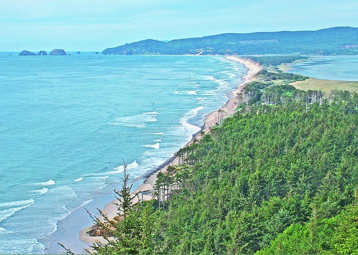 Cape Lookout Greeting Card featuring the photograph Cape Lookout, Oregon by Ruth Hager