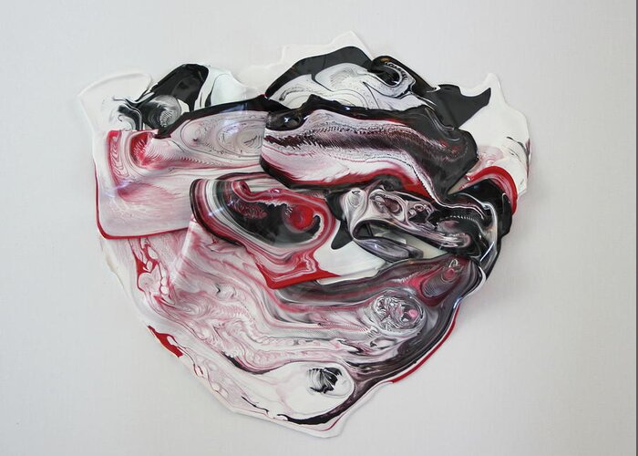 Heart Greeting Card featuring the painting Hart 2 by Madeleine Arnett