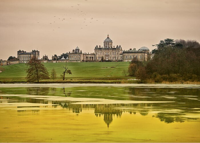 Castle Howard Greeting Card featuring the photograph Castle Howard by Mark Egerton