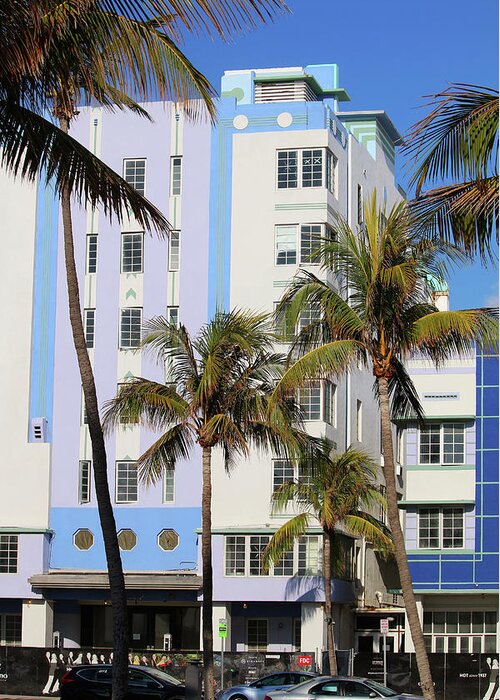 South Beach Greeting Card featuring the photograph Celino Hotel - South Beach by Art Block Collections