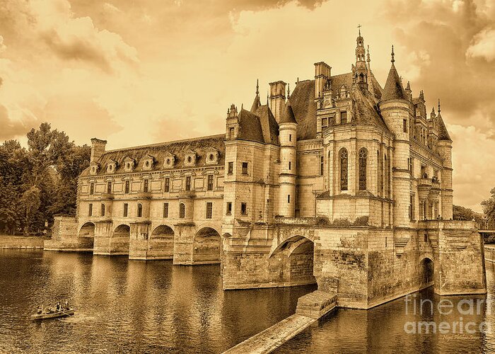 Chenonceau Greeting Card featuring the photograph Chenonceau by Nigel Fletcher-Jones