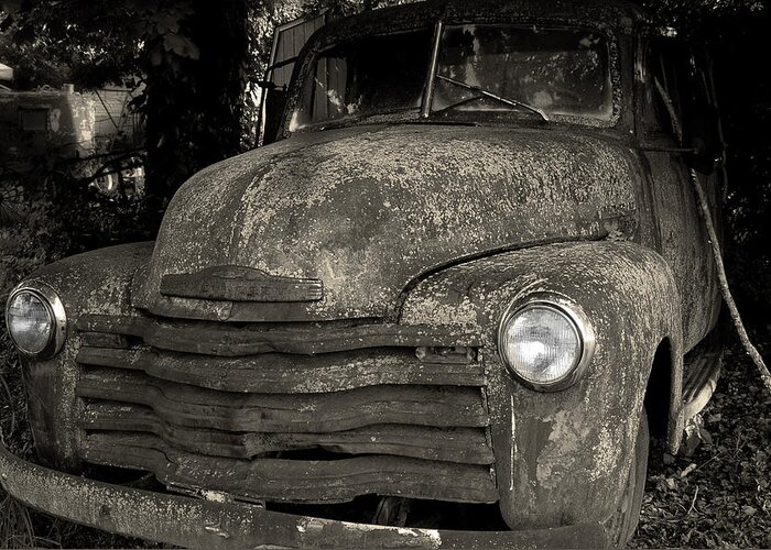 Truck Greeting Card featuring the photograph Chevy 3100 by Mike Eingle