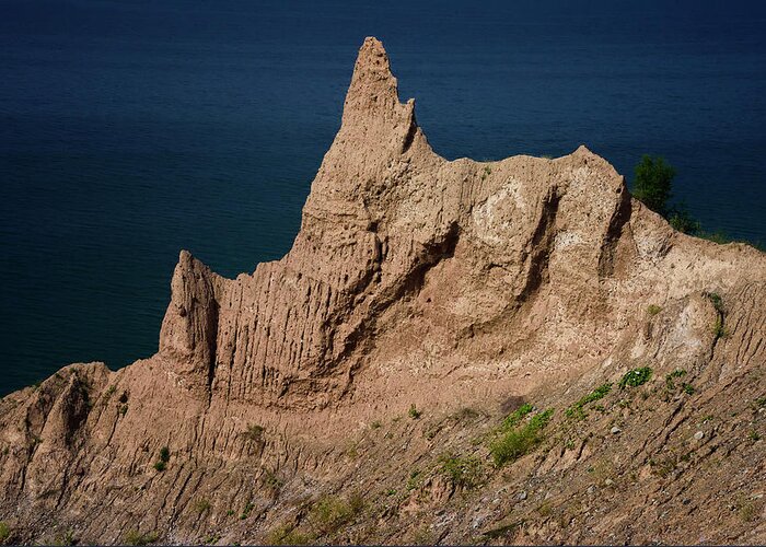 America Greeting Card featuring the photograph Chimney Bluffs by Carol Eade