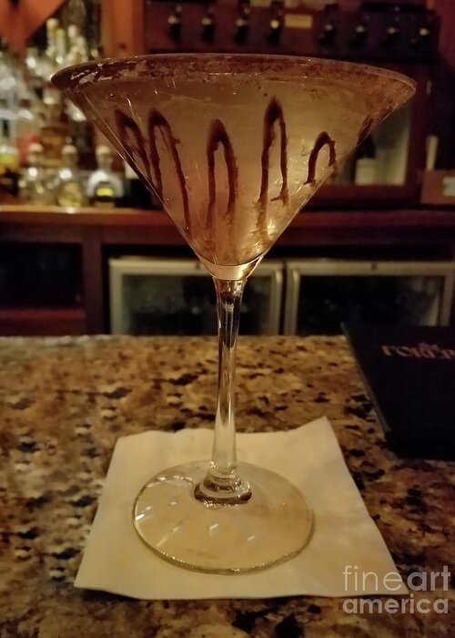 Martini Greeting Card featuring the photograph Chocolate Martini by Jeff Breiman