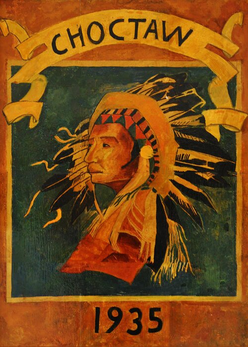 Choctaw 1935 Greeting Card featuring the photograph Choctaw 1935 by Bill Cannon