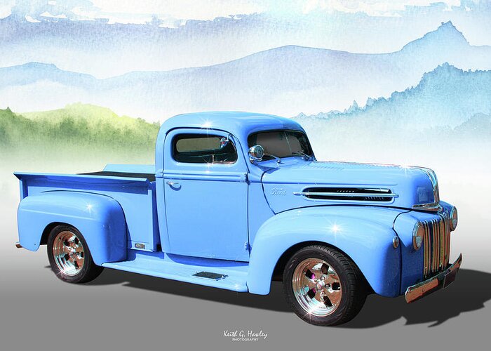 Ford Greeting Card featuring the photograph Chop Top Pickup by Keith Hawley