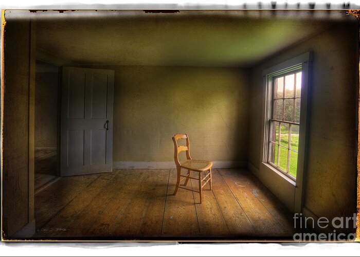 American Greeting Card featuring the photograph Christina's Room by Craig J Satterlee