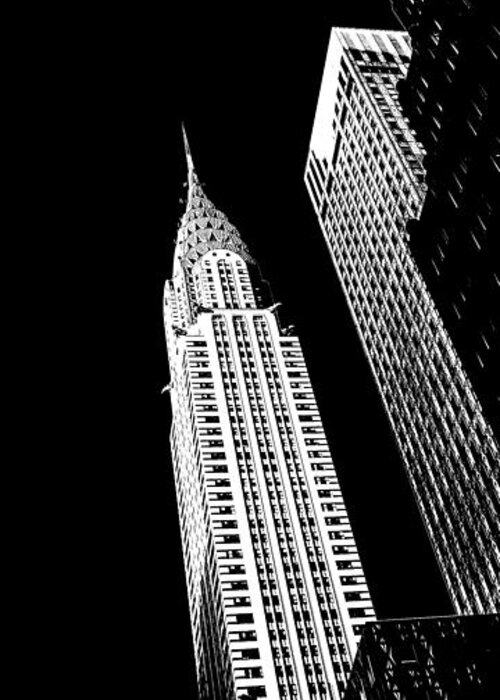 Chrysler Building Greeting Card featuring the photograph Chrysler Nights by Az Jackson