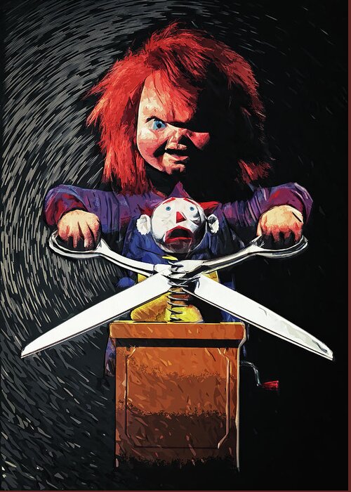 Chucky Greeting Card for Sale by Zapista OU