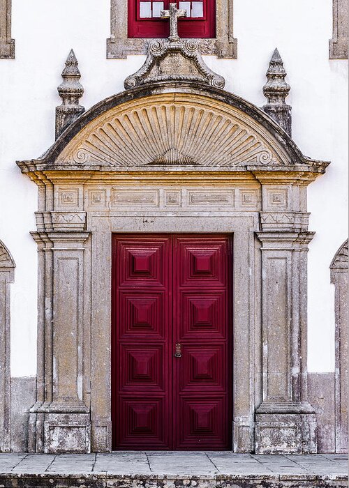 Church Greeting Card featuring the photograph Church Door by Marco Oliveira