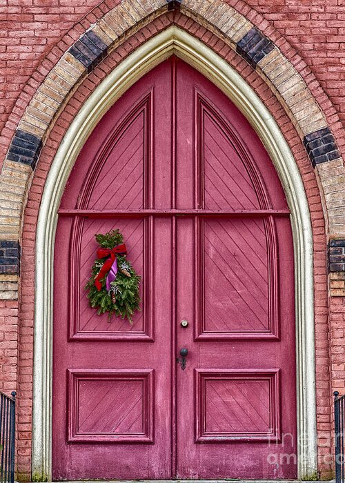 Churches Greeting Card featuring the photograph Church Door by Phil Spitze