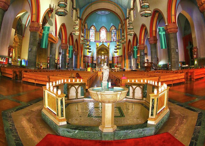Church Of St. Paul The Apostle Greeting Card featuring the photograph Church of St. Paul the Apostle by Mitch Cat