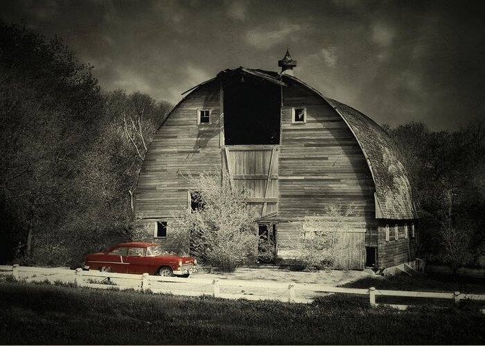 Barn Greeting Card featuring the photograph Classic Chevrolet by Julie Hamilton