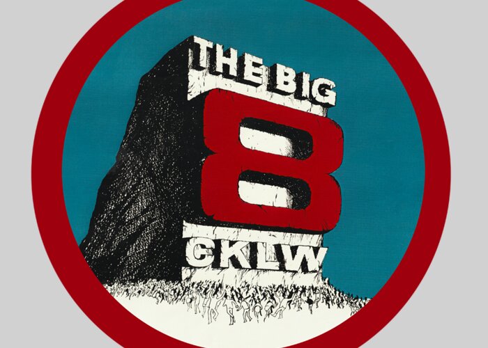 Logo Greeting Card featuring the photograph Classic CKLW Logo by Thomas Leparskas