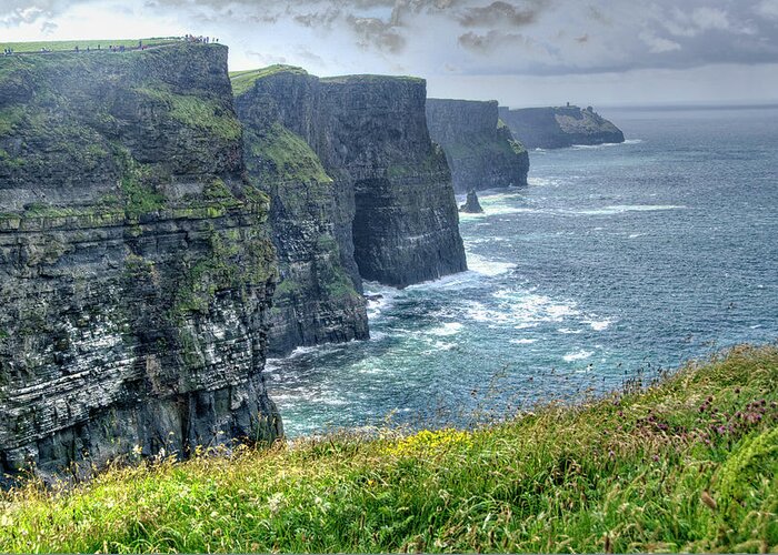 Ireland Greeting Card featuring the photograph Cliffs of Moher by Alan Toepfer