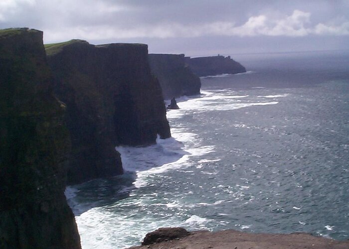 Ireland Greeting Card featuring the photograph Cliffs of Moher by Charles Kraus