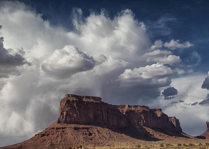 Arizona Greeting Card featuring the photograph Cloud Burst by Robert Fawcett