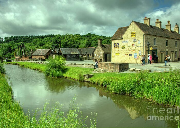 Ironbridge Greeting Card featuring the photograph Coalport Canal by Rob Hawkins