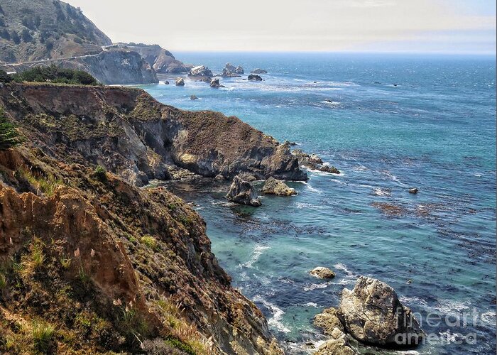 California. Coast Greeting Card featuring the photograph Coastal Beauty by Diana Rajala