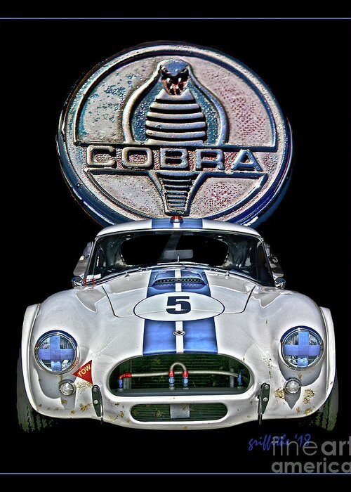 Cobra Greeting Card featuring the photograph Cobra No. 5 by Tom Griffithe