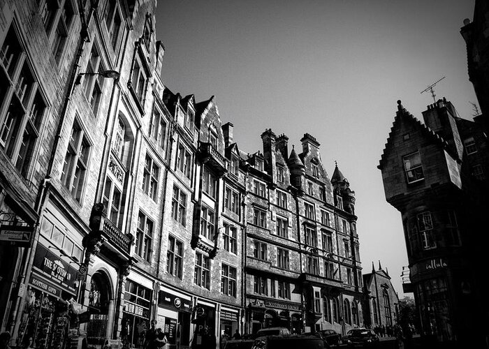 Architecture Greeting Card featuring the photograph Cockburn Street Edinburgh by Dorit Fuhg